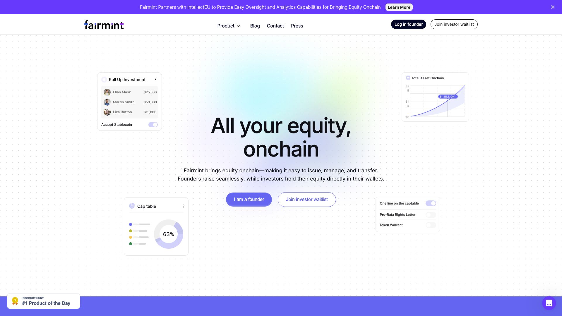 Screenshot of Fairmint: Carbon Accounting for a Sustainable Future