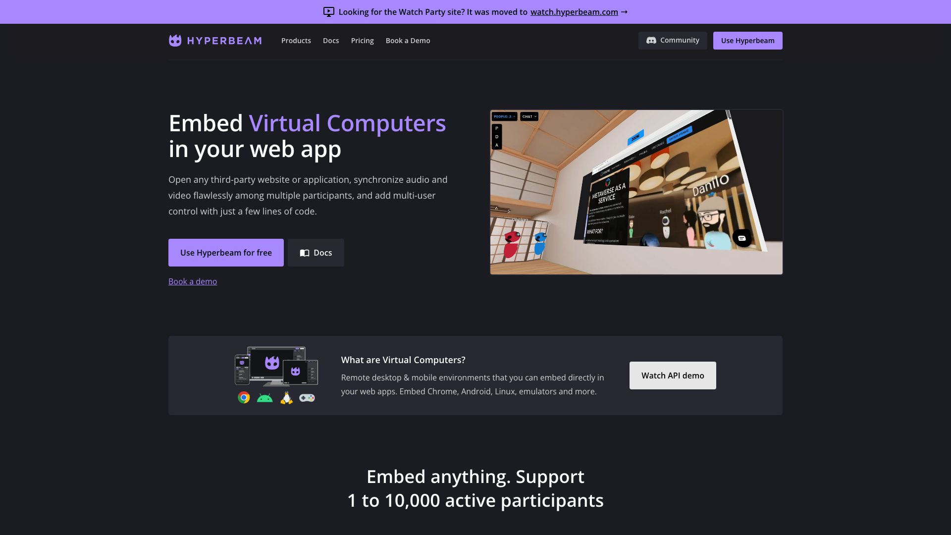 Screenshot of Hyperbeam: Seamless Cloud Gaming & Collaboration