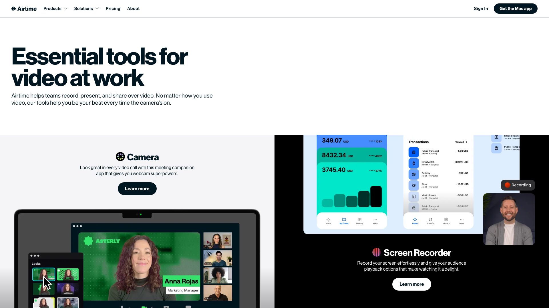 Screenshot of mmhmm.app