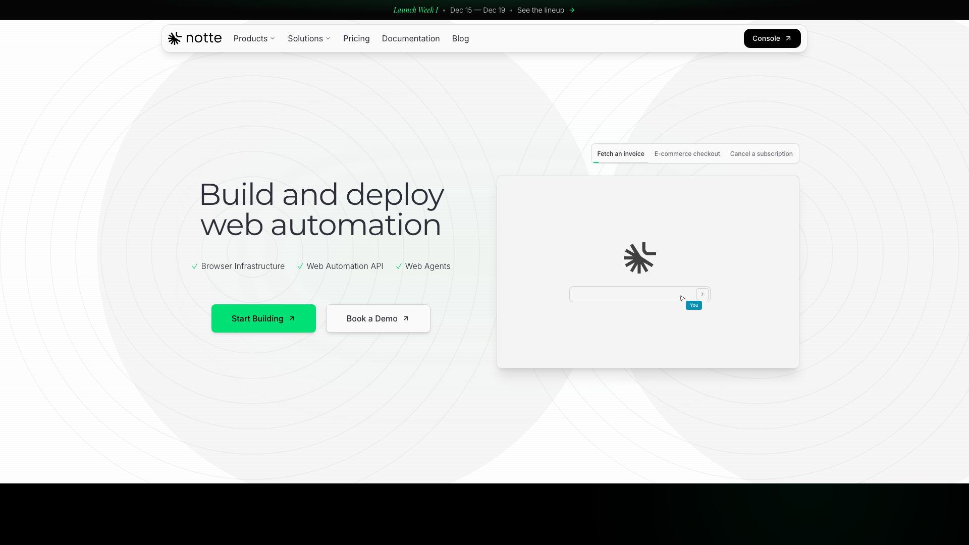 Screenshot of Notte: Your Digital Legacy Partner