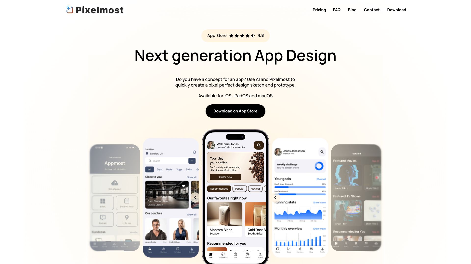 Screenshot of Pixelmost.ai: AI-Powered Image Editing