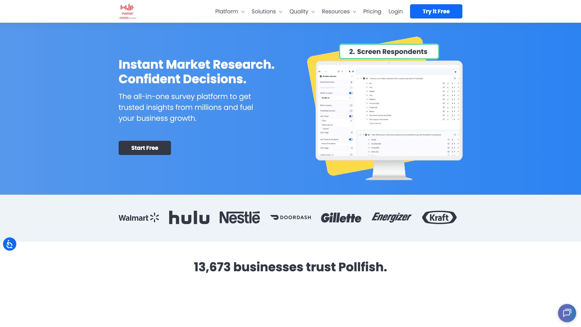 Screenshot of Pollfish: Mobile Survey Platform