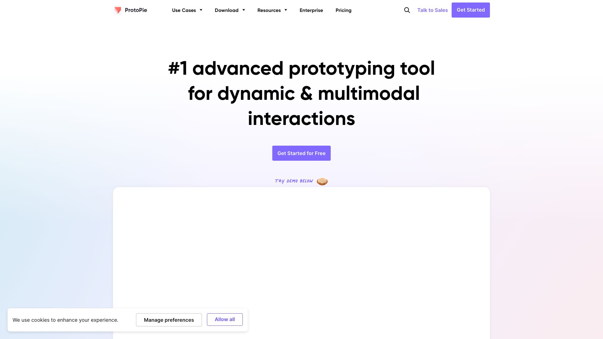Screenshot of ProtoPie: Interactive Prototyping Tool