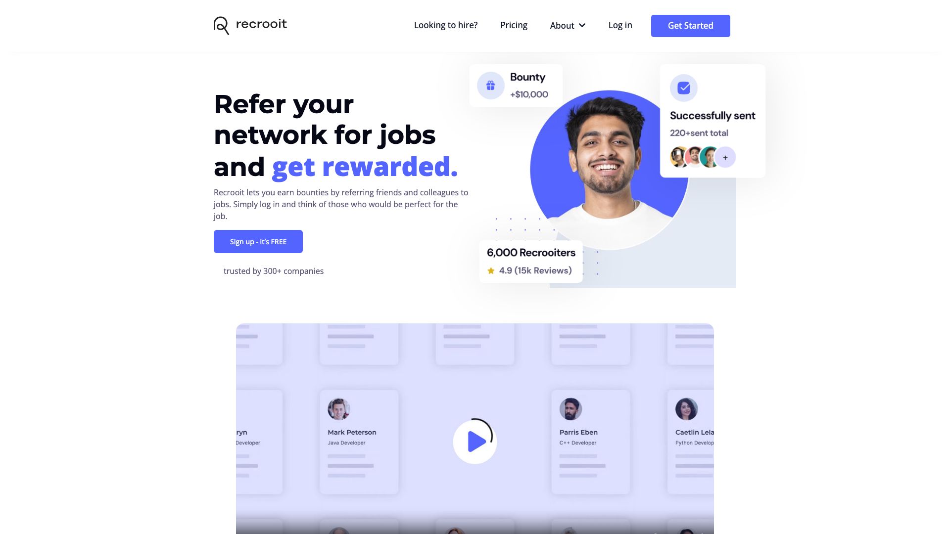 Screenshot of Recrooit: Streamlining Talent Acquisition