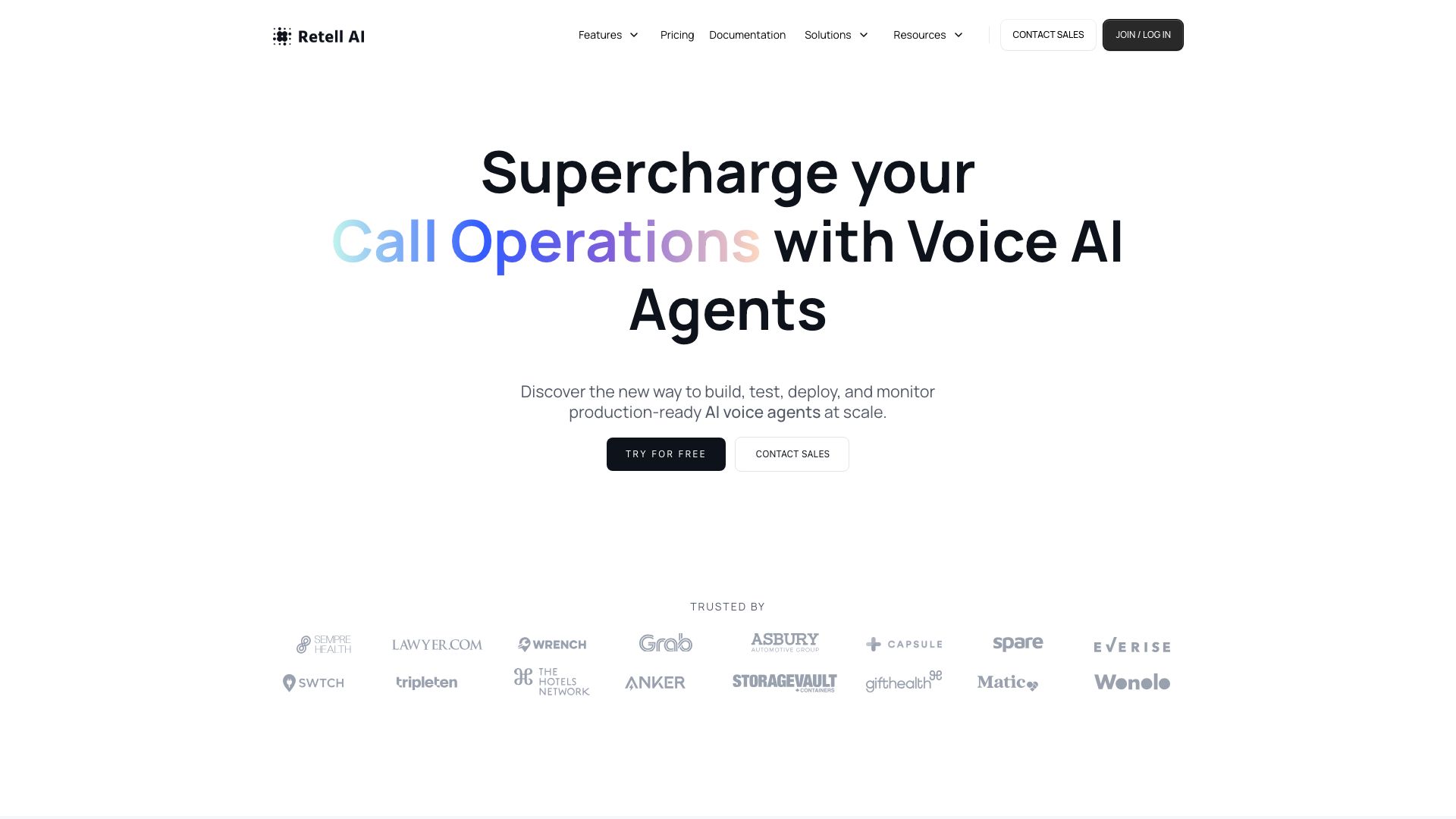 Screenshot of Retell AI: AI-Powered Meeting Intelligence