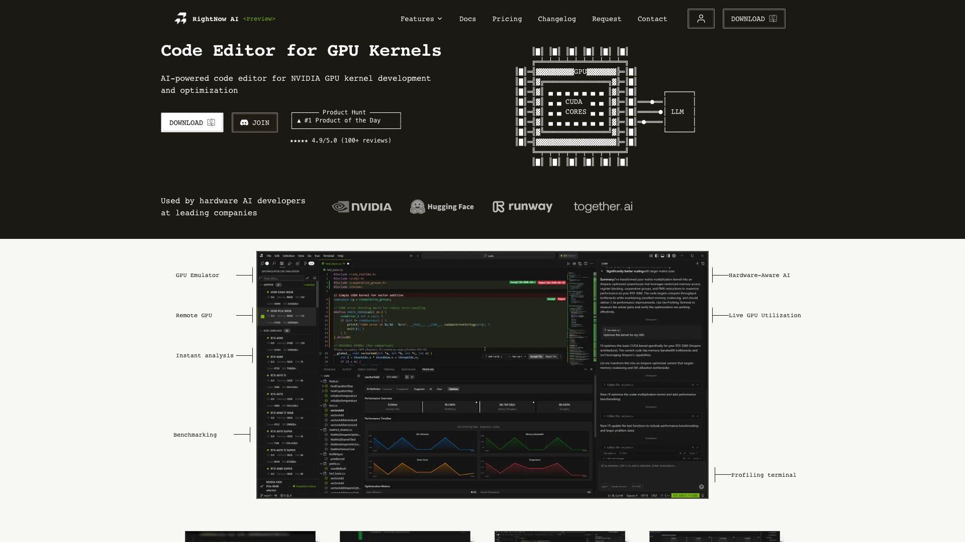 Screenshot of Right Now AI