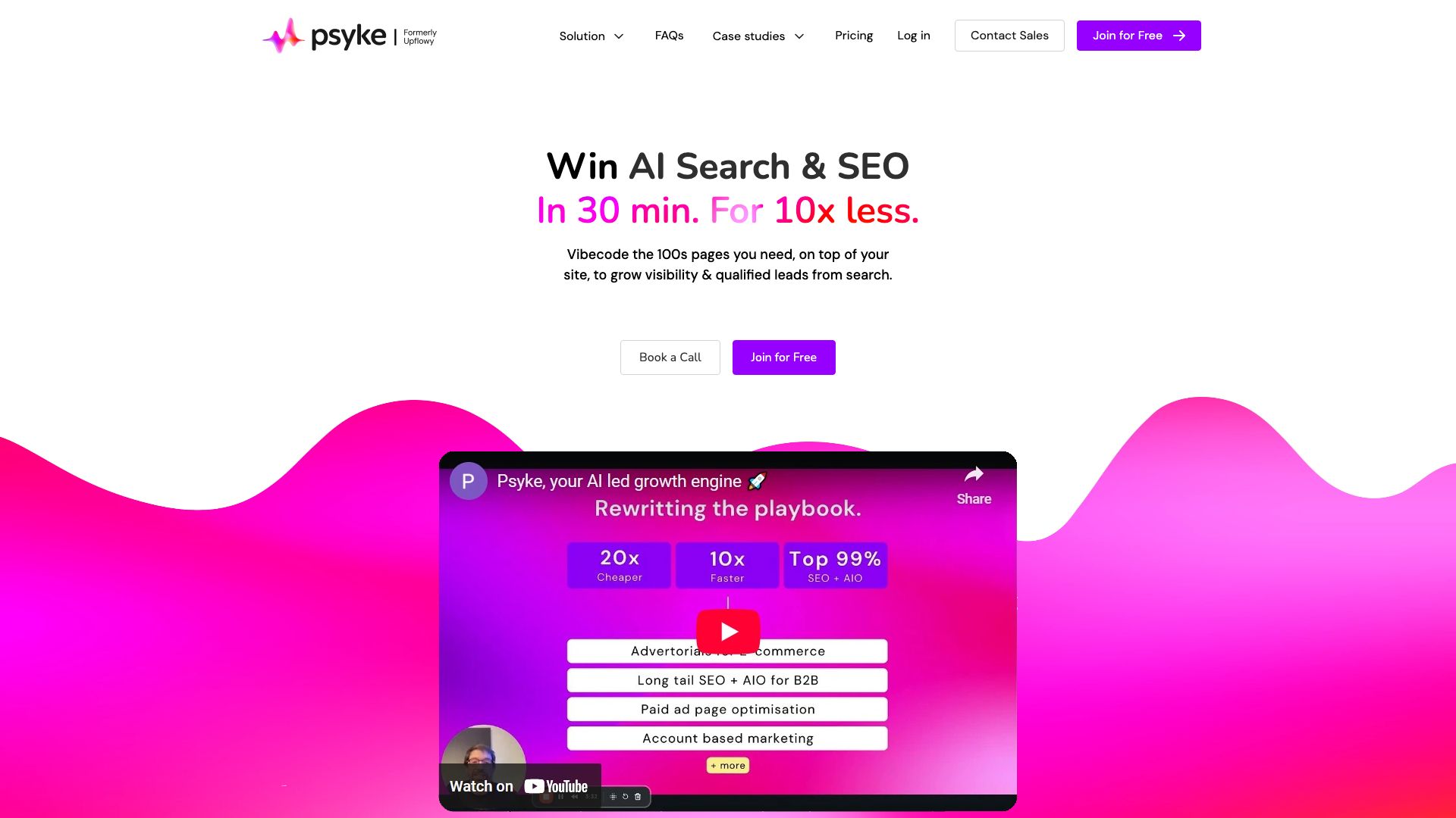 Screenshot of Upflowy: Build High-Converting Sales Funnels & Landing Pages