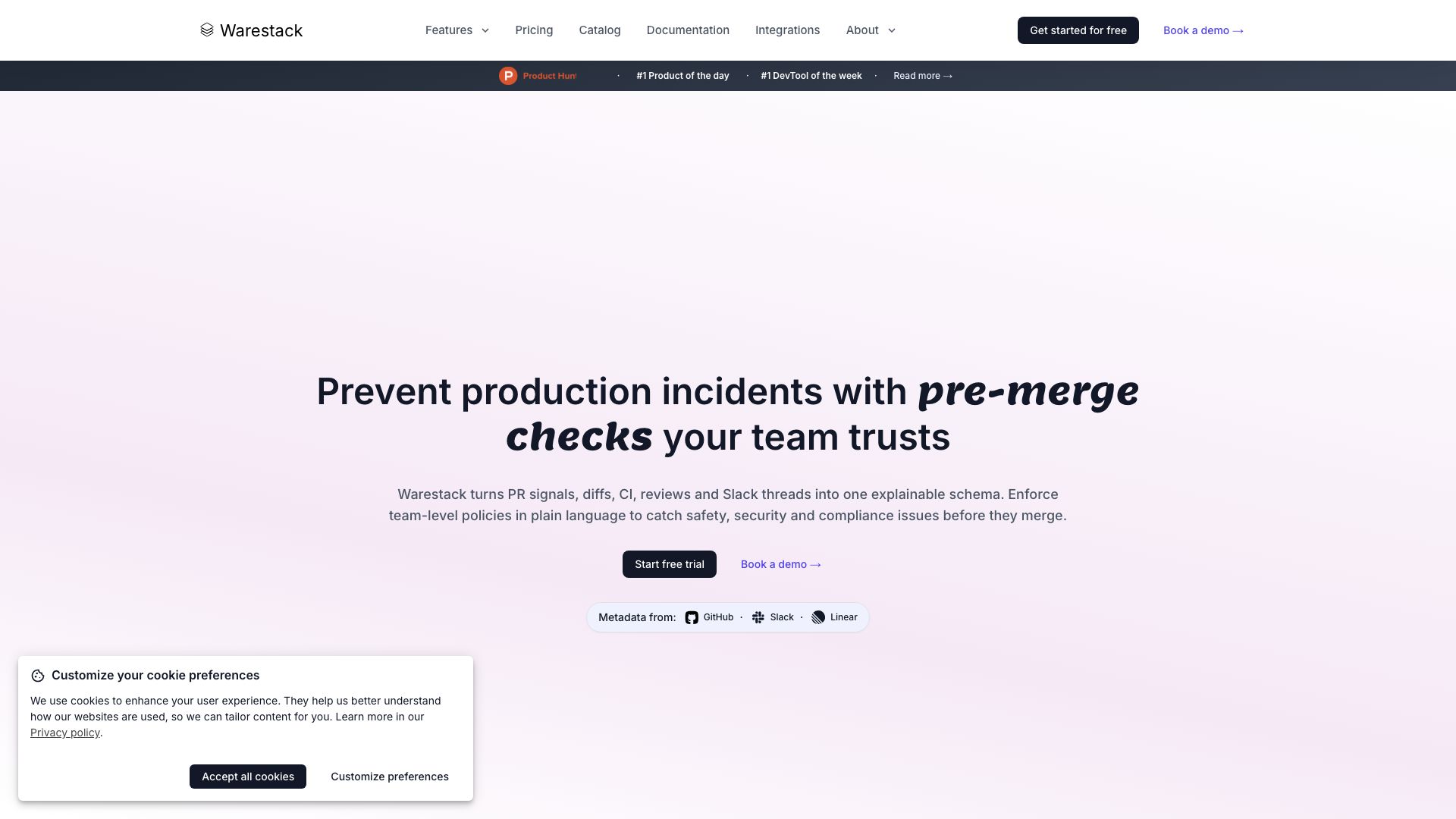 Screenshot of Warestack - Your Centralized Inventory Management Solution