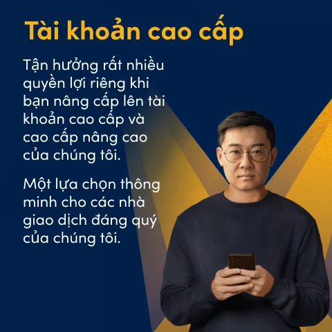 OGM Premium Account promo nav banner desktop Vietnamese