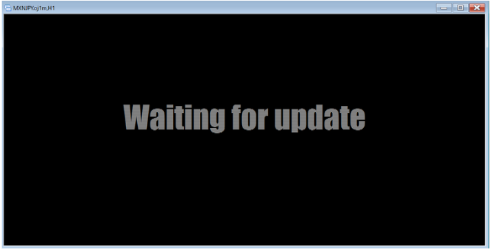 Waiting for update appears on MT4-the solution-1