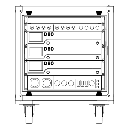 d&b D80 Touring rack assembly - d&b audiotechnik from SFL