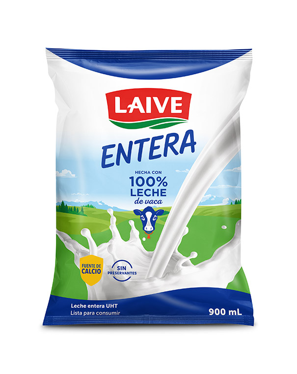 Leche Laive Sin Lactosa Semidescremada Pack 4 Unidades 1 L