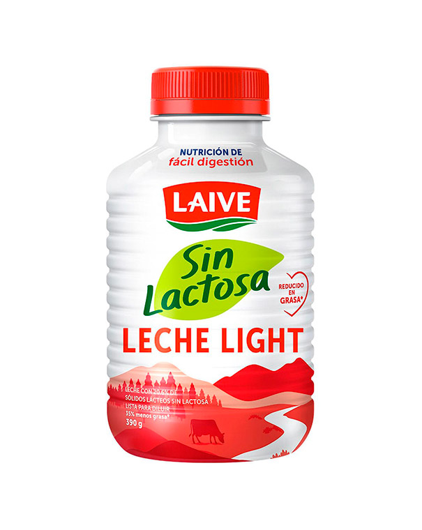 Leche Laive Sin Lactosa lista para consumir