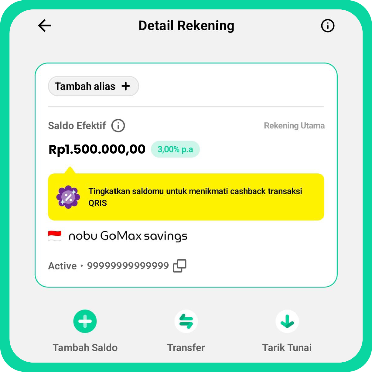 GoMax Saldo