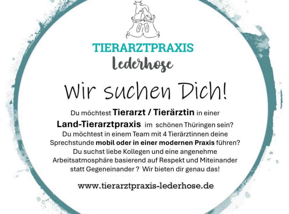 Wir suchen Dich: Tierarzt / Tierärztin