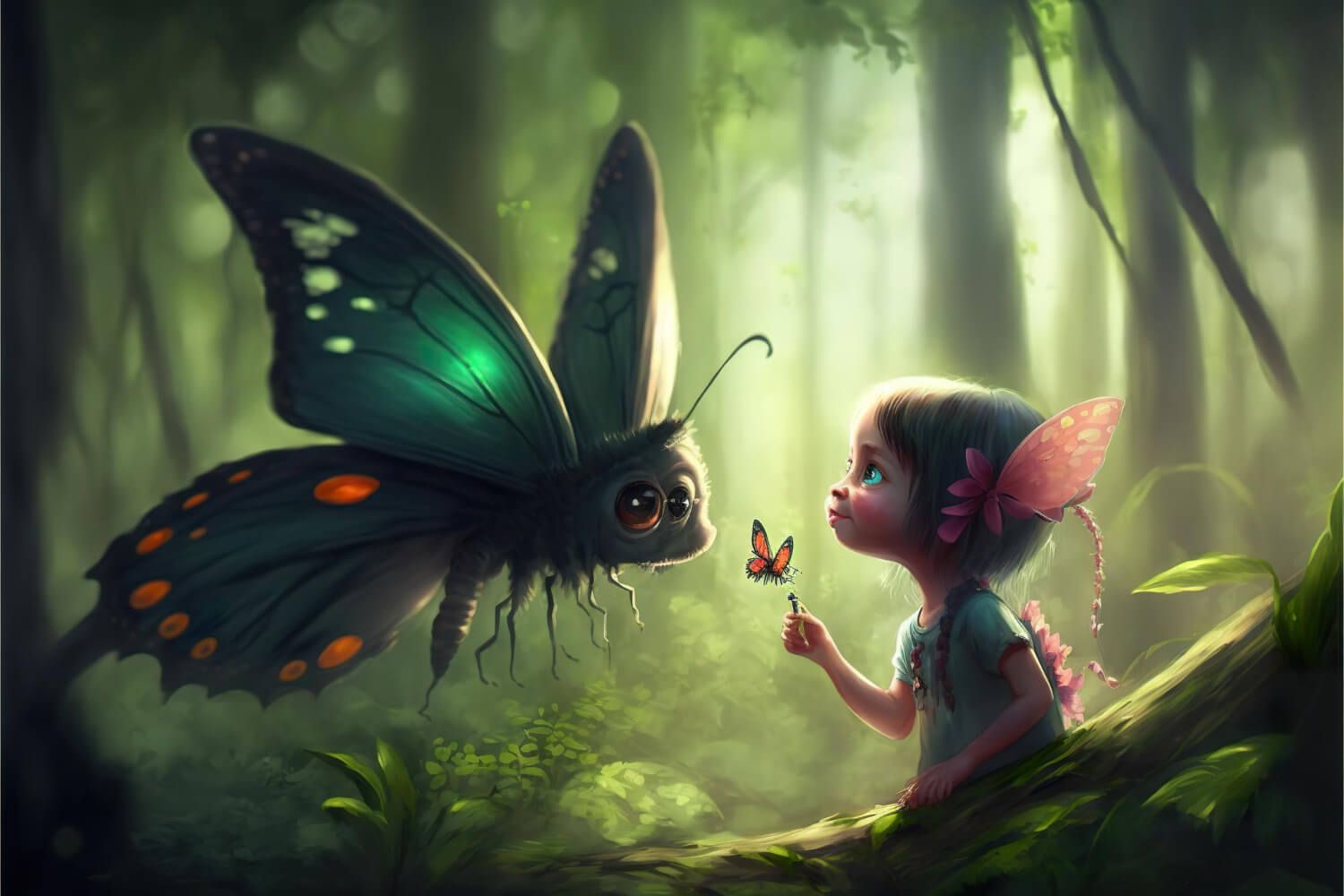 Alice speaking to the Caterpillar