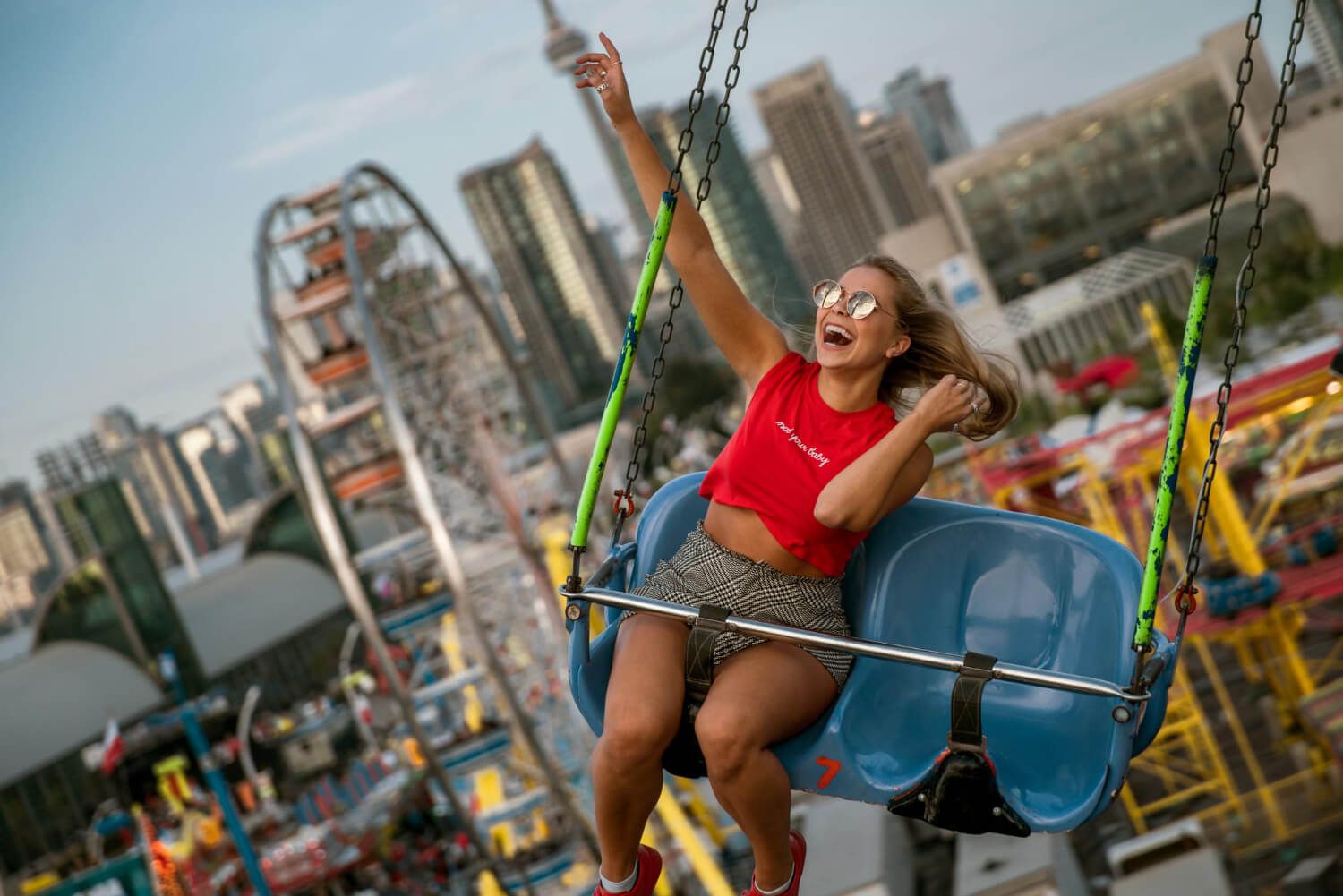 Rollercoaster ride, symbolizing life's ups and downs