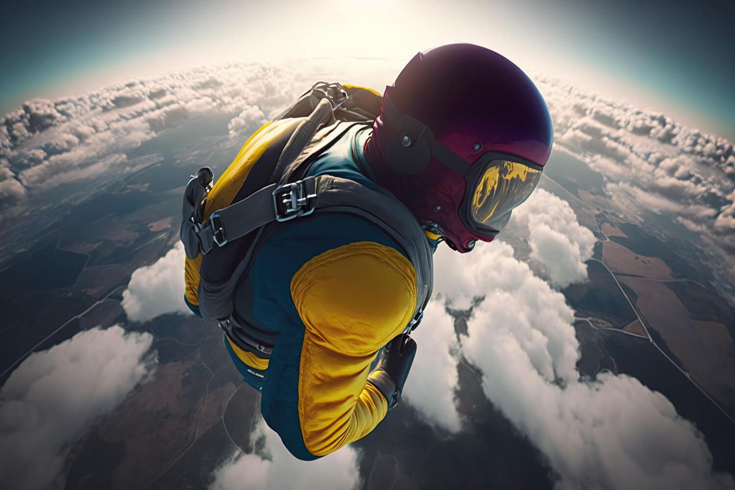 Skydiver, symbolizing life as a daring adventure