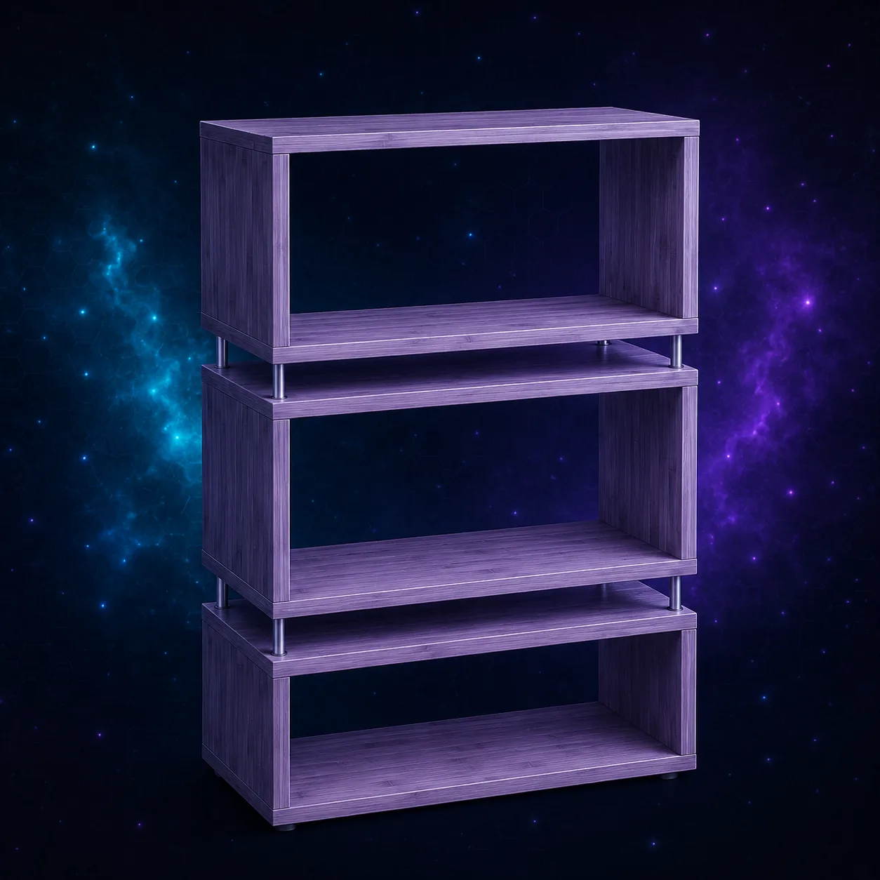 Modular Bamboo Bookshelf