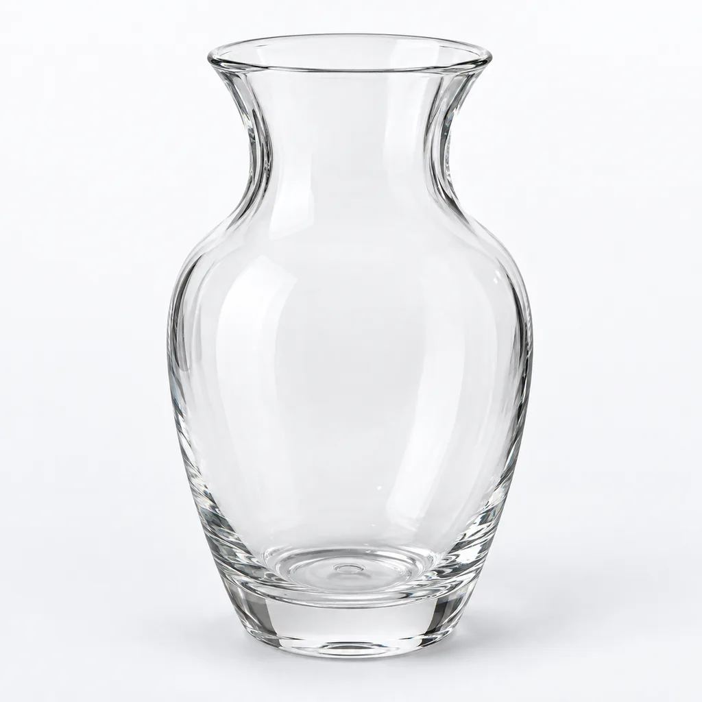 Hand-Blown Glass Vase