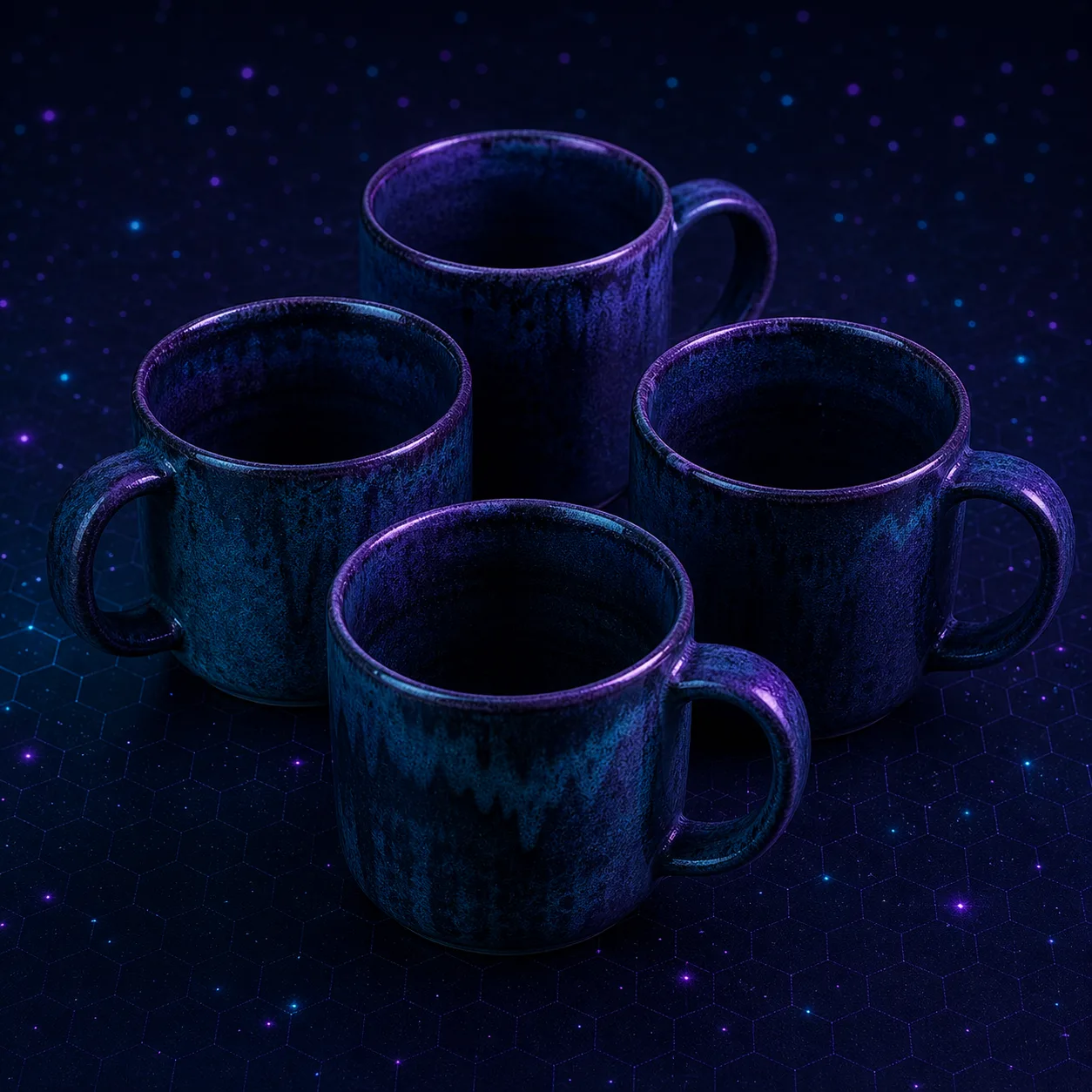 Ceramic Mug Set of 4