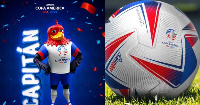 Copa América 2024: conoce la mascota y los detalles del balón que se utilizará en el torneo