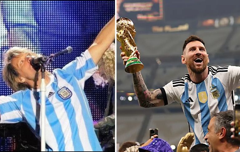 Portada: Bon Jovi y su mensaje a Lionel Messi: "Felicidades por ayudar a Argentina a ganar su tercera Copa del Mundo"