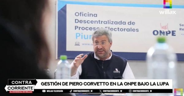 Portada: Piero Corvetto busca reelegirse en ONPE, pese a graves y fundados cuestionamientos