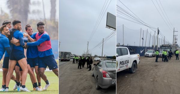 Lurín: así resguardó la Policía el entrenamiento de Alianza Lima tras juerga de sus jugadores