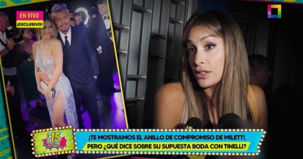 Portada: Milett explica por qué Tinelli no estuvo en su debut en las pasarelas: "Respetamos nuestros espacios"