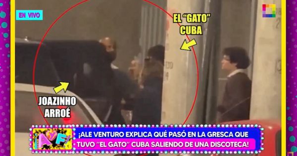 Rodrigo Cuba protagonizó pelea en la vía pública tras salir de discoteca