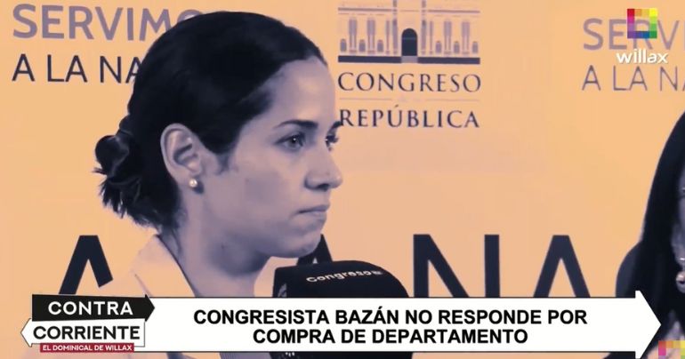 Portada: Congresista Sigrid Bazán se niega a responder por compra de lujoso departamento