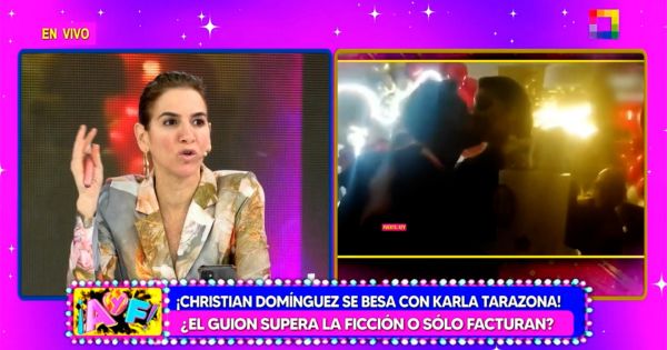 Gigi Mitre sobre beso de Christian Domínguez y Karla Tarazona: "Está claro que lo filtraron adrede"