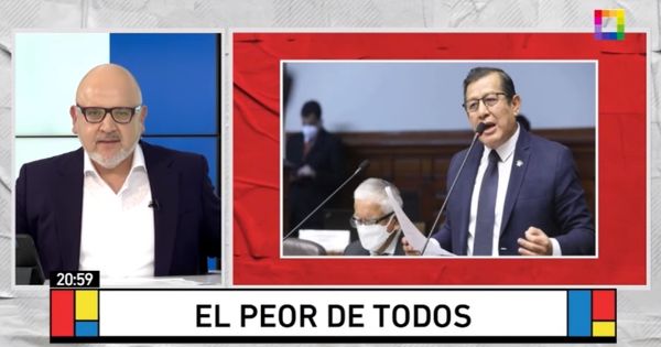 Portada: Beto Ortiz: "Eduardo Salhuana va a ser elegido presidente del Congreso por una oscura negociación"