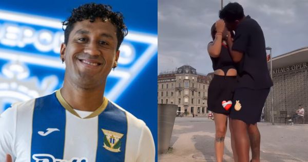 Renato Tapia está enamorado: futbolista se luce con su pareja en apasionado video