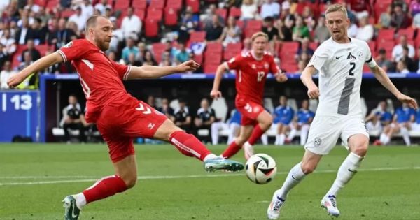 Dinamarca igualó 1-1 con Eslovenia por el Grupo C de la Eurocopa 2024