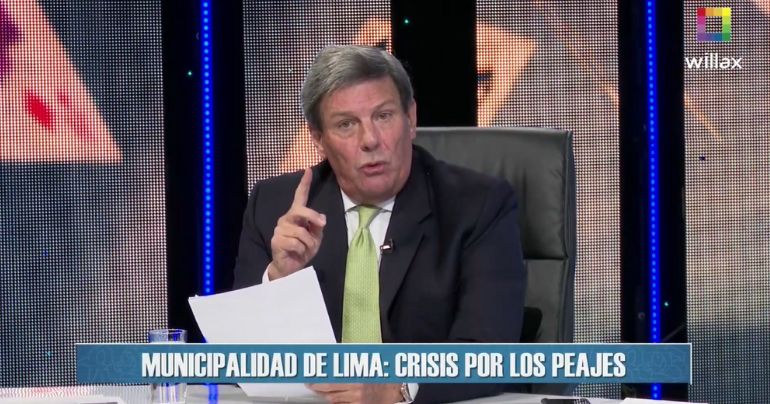 Rafael Rey: "Es obligación de la Municipalidad de Lima construir vías alternas"