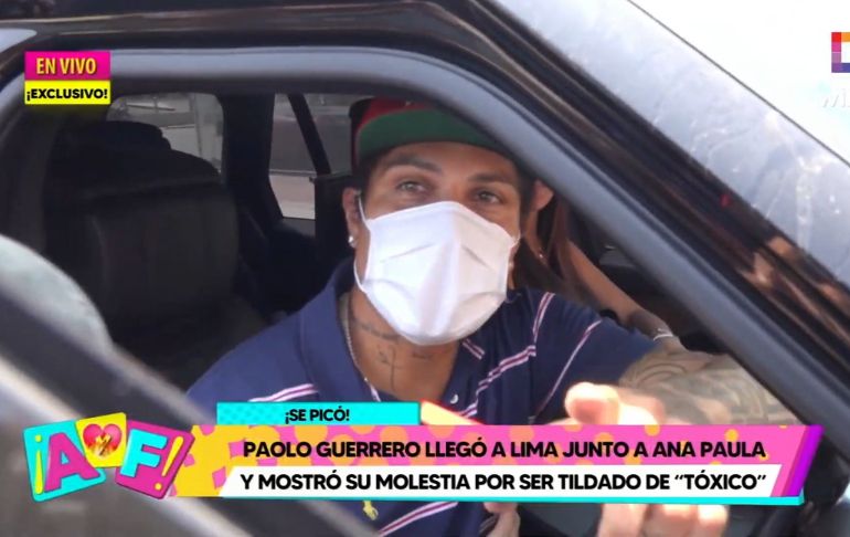 Portada: Paolo Guerrero regresa al Perú con Ana Paula Consorte: "No me llamen tóxico"