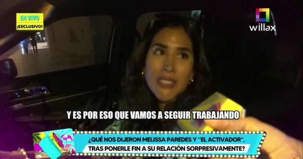 Portada: Melissa Paredes sobre Anthony Aranda tras fin de su relación: "Vamos a seguir trabajando"