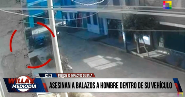 Comas: hombre es asesinado de 15 balazos dentro de su vehículo