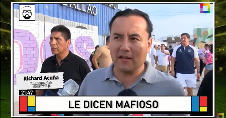 Richard Acuña fue rechazado en el Callao: le gritaron "mafioso"