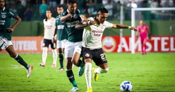 Copa Sudamericana: Universitario perdió 1-0 ante Goiás en Brasil