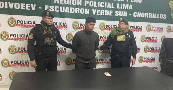 Chorrillos: capturan a delincuente que robó y amenazó con un desarmador a menores