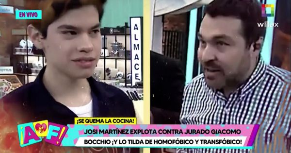 Josi Martínez sobre Giacomo Bocchio: "Es homofóbico y transfóbico"