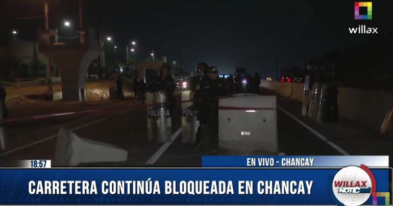 Willax Noticias EN VIVO desde Chancay: carretera continúa bloqueada
