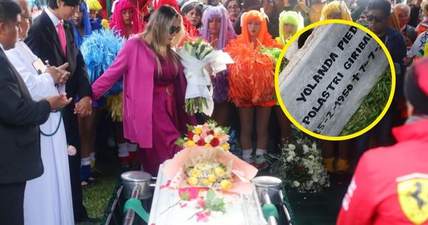 Yola Polastri: sus restos fueron enterrados en el cementerio Jardines de la Paz