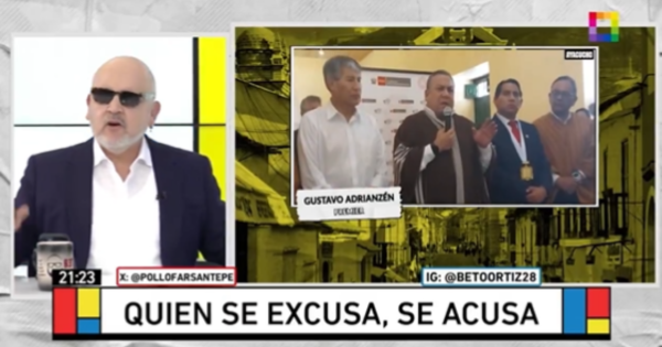 Beto Ortiz: "Wilfredo Oscorima amenaza un día y al otro está parado junto a Gustavo Adrianzén"