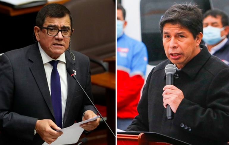 Congreso invita a Pedro Castillo a sesión plenaria del miércoles 7 de diciembre donde se debatirá y votará vacancia