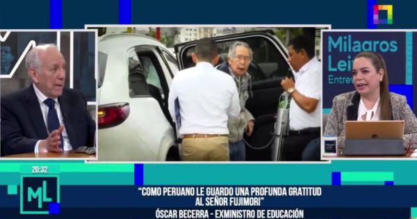 Óscar Becerra sobre candidatura de Alberto Fujimori: "Tiene más probabilidades de ganar que Keiko"