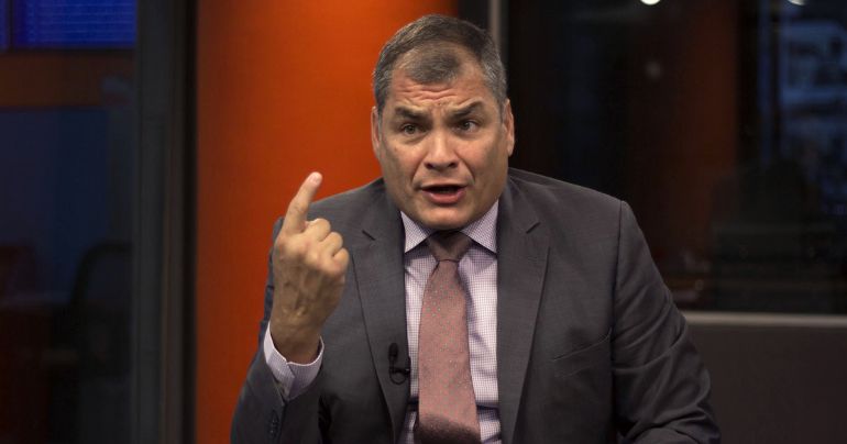Rafael Correa sobre "muerte cruzada" de Guillermo Lasso que disuelve el Congreso: "Es ilegal"